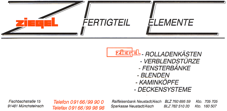 ZFE Ziegel - Fertigteil - Elemente